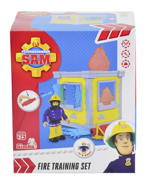 Simba 109251052 - Feuerwehrmann Sam, Kleiner Trainings-Turm mit Figur